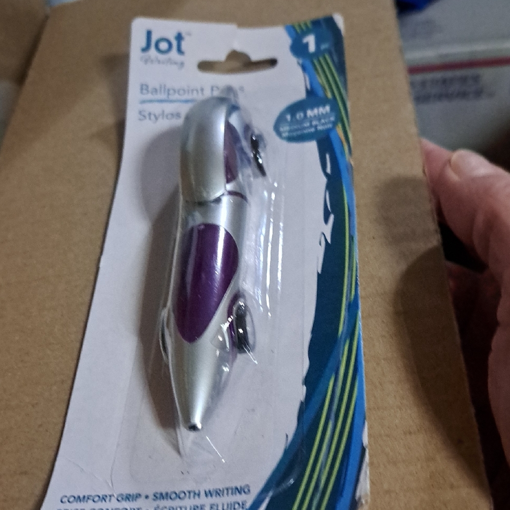 Jot Silver and Purple Ballpoint Pen/ BUNDLE ONLY